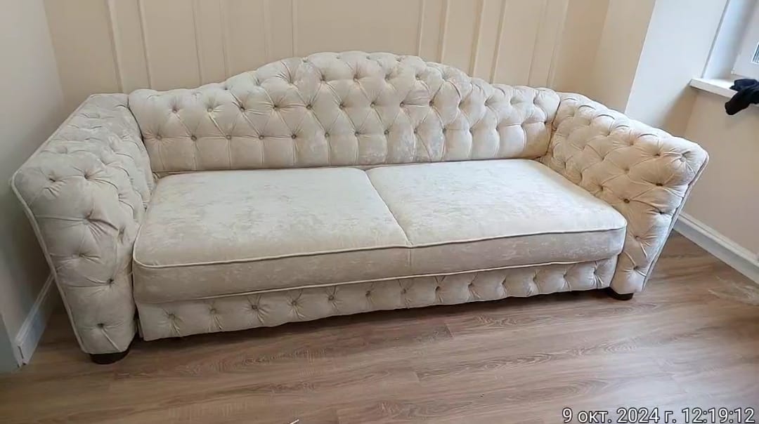 Замена обивки дивана на дому. Кузьмоловский